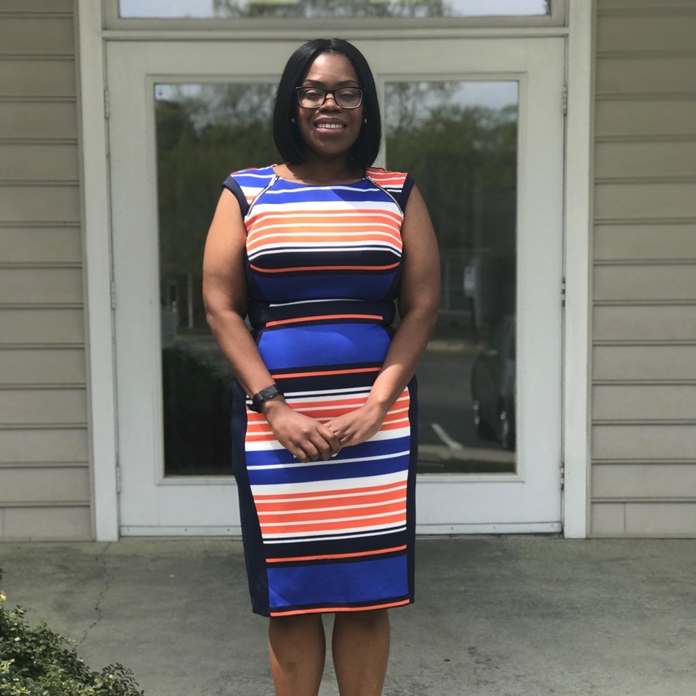 Multiple colors dress medium